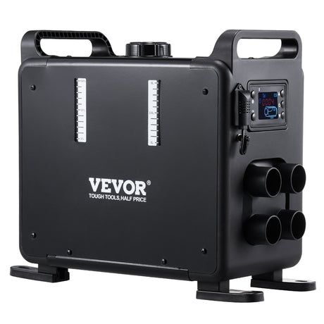 VEVOR 8KW Diesel Heater, 12V/24V All in One Diesel Air Heater, Bluetooth APP Control, Remote Control and Display Screen, CO Alarm, Fast Heating Vertical Portable Diesel Heater for Vehicles, Garage