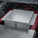 VEVOR Truck Bed Tool Box, Heavy Duty Aluminum Tool Box with Diamond Plate, Storage Toolbox Chest Organizer Supports up to 100 kg, Ideal for Pickup, Truck Bed, RV, Trailer, 770 x 610 x 230 mm, Silver