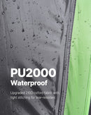 Truck Tent 8.0-8.2ft Waterproof PU2000 Truck Bed Camping Tent 2-3 Person