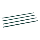 VEVOR Bottom Locking Privacy Slats, Single-Wall Vertical Bottom-Locking Slats for Chain-Link Fence, High-Density HDPE Chain Link Slats Ideally Fit 1.2 m High Fence for Garden Farm Sports Field(Green)