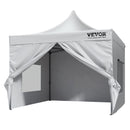 Pop Up Canopy Tent Outdoor Gazebo Tent 10x10FT with Sidewalls & Bag White
