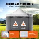 Pop Up Canopy Tent Outdoor Gazebo Tent 10x10FT with Sidewalls & Bag White