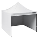 Pop Up Canopy Tent Outdoor Gazebo Tent 10x10FT with Sidewalls & Bag White