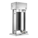 Electric Sausage Stuffer, 55 LBS / 25 L Vertical Meat Stuffer, Stepless Speed Control and Foot Pedal, Stainless Steel Heavy Duty Sausage Filler with 5 Stuffing Tubes, for Commercial & Home Use