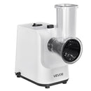 Electric Cheese Grater Salad Maker, 200W Salad Shooter, Electric Vegetable Slicer Shredder Chopper for Fruits with 5 Attachments, Stainless Steel Food Cutter for Vegetables, and Cheeses
