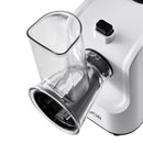 Electric Cheese Grater Salad Maker, 200W Salad Shooter, Electric Vegetable Slicer Shredder Chopper for Fruits with 5 Attachments, Stainless Steel Food Cutter for Vegetables, and Cheeses