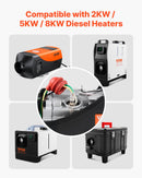 8V Glow Plug Repair Kit, Glow Plug Heater Repair Parking Heater Maintenance Kit with Atomization Mesh, Compatible with 2KW 5KW 8KW Diesel Air Heaters Models, Diesel Heaters Parts for Car Truck