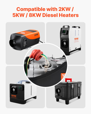 8V Glow Plug Repair Kit, Glow Plug Heater Repair Parking Heater Maintenance Kit with Atomization Mesh, Compatible with 2KW 5KW 8KW Diesel Air Heaters Models, Diesel Heaters Parts for Car Truck