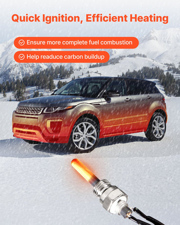 8V Glow Plug Repair Kit, Glow Plug Heater Repair Parking Heater Maintenance Kit with Atomization Mesh, Compatible with 2KW 5KW 8KW Diesel Air Heaters Models, Diesel Heaters Parts for Car Truck