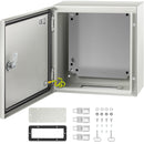 NEMA Steel Enclosure, 12 x 12 x 6''steel electrical box
electrical enclosur NEMA 4X Steel Electrical Box, IP66 Waterproof & Dustproof, Outdoor/Indoor Electrical Junction Box, with Mounting Plat