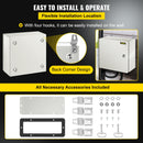 NEMA Steel Enclosure, 12 x 12 x 6''steel electrical box
electrical enclosur NEMA 4X Steel Electrical Box, IP66 Waterproof & Dustproof, Outdoor/Indoor Electrical Junction Box, with Mounting Plat