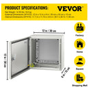 NEMA Steel Enclosure, 12 x 12 x 6''steel electrical box
electrical enclosur NEMA 4X Steel Electrical Box, IP66 Waterproof & Dustproof, Outdoor/Indoor Electrical Junction Box, with Mounting Plat