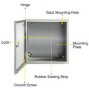 NEMA Steel Enclosure, 12 x 12 x 6''steel electrical box
electrical enclosur NEMA 4X Steel Electrical Box, IP66 Waterproof & Dustproof, Outdoor/Indoor Electrical Junction Box, with Mounting Plat