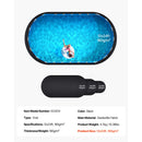 Oval Pool Liner Pad, 12 x 24 ft Pool Liner Pad for Above Ground Swimming Pools, Extra-Thick Pool Mat, Prevents Punctures, Recycled Geotextile Material Underlayment Pad, Extend Liner Life