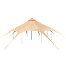 Canvas Tent 4 Seasons 5 m/16.4 ft Bell Tent for Camping with Stove Jack