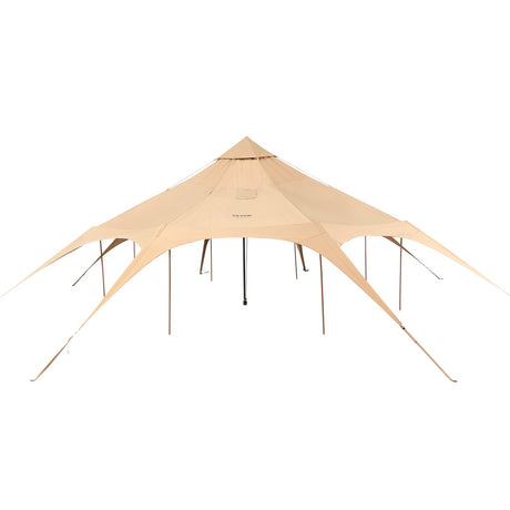 Canvas Tent 4 Seasons 5 m/16.4 ft Bell Tent for Camping with Stove Jack