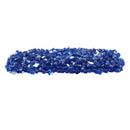 Fire Glass, 20LBS / 9KG High-Temperature Resistant Fireplace Rocks, 1/2-Inch / 12.7 mm Reflective & Smokeless Firepit Glass Rock, High Luster Stone Landscaping for Fire Pit Table, Cobalt Blue