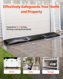 VEVOR Flood Barrier, 10 Pack, 430 x 830 mm Flood Bags with Bucket, Reusable Water Absorbent Barrier Activated by Water, Sandless Sandbags Blockage, Flooding Prevention Bags for Door, Basement, Garage