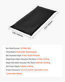VEVOR Flood Barrier, 10 Pack, 430 x 830 mm Flood Bags with Bucket, Reusable Water Absorbent Barrier Activated by Water, Sandless Sandbags Blockage, Flooding Prevention Bags for Door, Basement, Garage