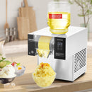 Commercial Snowflake Ice Machine, 276LBS/24H Snowflake Ice Maker, Stainless Steel Ice Shaver Machine, Electric Snow Cone Maker, Air Cooling System for Rapid Heat Dissipation, for Bakery, Cafe