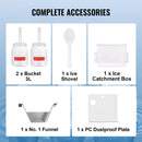 Commercial Snowflake Ice Machine, 375LBS/24H Snowflake Ice Maker, Stainless Steel Ice Shaver Machine, Electric Snow Cone Maker, Air Cooling System for Rapid Heat Dissipation, for Bakery, Cafe