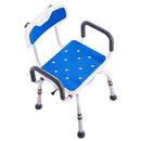 VEVOR Swivel Shower Chair 360 Degree, Adjustable Shower Seat with Armrests and Backrest for Inside Shower or Bathtub, Non-Slip Rotating Bathtub Chair Seat for Elderly Disabled Injured, 400lbs Capacity
