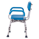 VEVOR Swivel Shower Chair 360 Degree, Adjustable Shower Seat with Pivoting Arms & Padded Bath Seat for Inside Shower or Tub, Non-Slip Rotating Bathtub Chair for Elderly Disabled, 300LBS Capacity