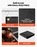 VEVOR Welding Blanket, 1219mm x 1829mm Silicone Coated Fiberglass Welding Blanket, 1800°F Heat Resistant Safety Protection Blankets, Flame Retardant Fireproof Insulation Mat with Metal Grommets