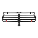 VEVOR 53" x 19" x 5", Hitch Cargo Carrier, 500 lbs Capacity Hitch Cargo Carrier with Hitch Stabilizer & Ratchet Straps, Hitch Mount Cargo Carrier with Cargo Net with Hook, Fit for SUVs