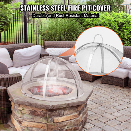 Firepit Spark Screen Lid, 30