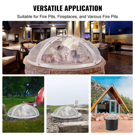 Fire Pit Spark Screen Round 36