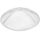 Fire Pit Spark Screen Round 30", Reinforced Heavy Duty Steel Metal Cover, Outdoor Firepit Lid, Easy-Opening Top Screen Covers Round with Ring Handle for Outdoor Patio Fire Pits Backyard