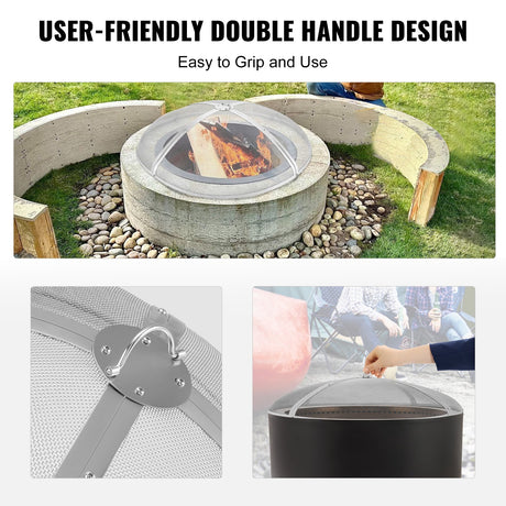 Fire Pit Spark Screen Round 30