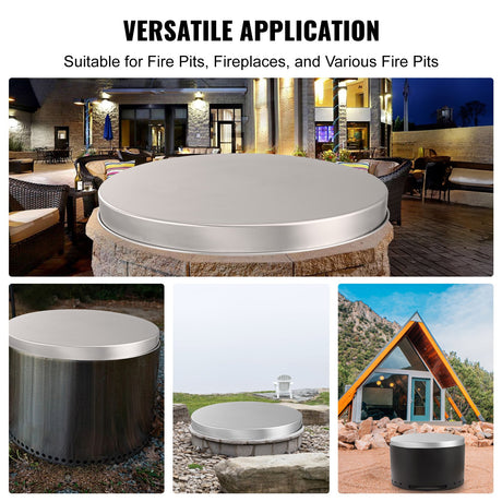 Fire Pit Cover Lid, 27