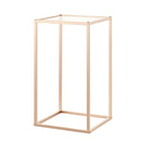 VEVOR Wedding Flower Stand, 10PCS 40cm Column Flower Stand, Floral Stands with Acrylic Laminate, Gold Rectangular Floral Display Rack for Wedding, Party, Birthday, Home,  Gold Centerpiece Stands
