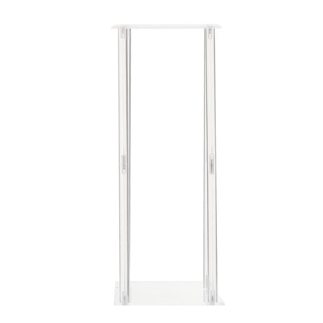 VEVOR Wedding Flower Stand, 10PCS 50cm Column Flower Stand, Floral Stands with Acrylic Laminate, Cylindrical Cubic Floral Display Rack for Wedding, Party, Birthday, Home, Centerpiece Stands