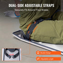 VEVOR Concrete Knee Boards Stainless Steel, 30'' x 8'' Concrete Sliders, Knee Boards For Concrete, Concrete Knee Pads Moving Sliders, with Knee Pads & Board Straps for Cement and Concrete Finishing