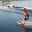 VEVOR Water Skis 116.8 cm / 46 inch, Water Ski Trainers with X-7 Adjustable Bindings, Double-Handle Rope & Removable Stabilizing Bar, Training Waterskis Combo for Youth Up to 136 kg