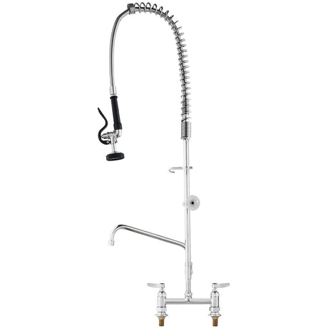 VEVOR Commercial Faucet with Pre-Rinse Sprayer, 44
