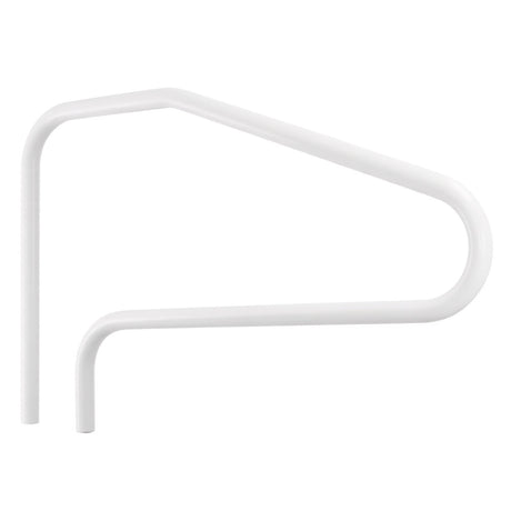 VEVOR Pool Rail, 122 x 81.3 cm Pool Handrail, 100kg Load Capacity Heavy Duty Stainless Steel Swimming Handrail, Seamless Welding, Recessed or Base Mount, for Poolside, Water Parks, Spa Centers