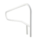 VEVOR Pool Rail, 137.1 x 81.3 cm Pool Handrail, 100kg Load Capacity Heavy Duty Stainless Steel Swimming Handrail, Seamless Welding, Recessed or Base Mount, for Poolside, Water Parks, Spa Centers