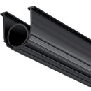 VEVOR Garage Door Seals Bottom Rubber, U Shape +O Ring Combination Garage Door Bottom Weather Seal, 20ft Weatherproofing Garage Door Seal, 5/16 inch T-ends and 3 3/4 inch Width, for Doors, Black