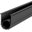 VEVOR Garage Door Seals Bottom Rubber, U Shape +O Ring Combination Garage Door Bottom Weather Seal, 20ft Weatherproofing Garage Door Seal, 5/16 inch T-ends and 3 3/4 inch Width, for Doors, Black