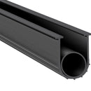 VEVOR Garage Door Seals Bottom Rubber, U Shape +O Ring Combination Garage Door Bottom Weather Seal, 20ft Weatherproofing Garage Door Seal, 5/16 inch T-ends and 3 3/4 inch Width, for Doors, Black