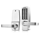 VEVOR Mechanical Keyless Entry Door Lock, 14 Key Mechanical Door Lock with Keys, Mechanical Keypad Door Lock with Handle, Stainless Steel Waterproof Keyless Gate Lock, for Home Office Outdoor Garage