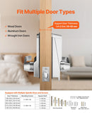 VEVOR Mechanical Keyless Entry Door Lock, 14 Key Mechanical Door Lock with Keys, Mechanical Keypad Door Lock with Handle, Stainless Steel Waterproof Keyless Gate Lock, for Home Office Outdoor Garage
