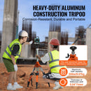 Laser Level Tripod Stand 5/8"-11 Thread 27.16-67.71 in Height Adjustment