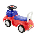 VEVOR Ride On Toddler Push Car, Push Car for Toddler 19 to 36 Months, Kids Ride On Toy with Music & Under-seat Storage, 25 kg Load Capacity, Foot-to-Floor Walker for Toddlers Boys Girls, Red
