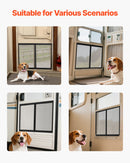 VEVOR RV Screen Door Protector, 673.1 x 508 mm Door Grille, Easy to Install and Disassemble, Reinforced Breathable Protective Mesh, Aluminum Alloy Camper RV Entry Protector for Pet Protection, Black
