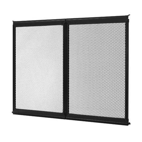 VEVOR RV Screen Door Protector, 673.1 x 508 mm Door Grille, Easy to Install and Disassemble, Reinforced Breathable Protective Mesh, Aluminum Alloy Camper RV Entry Protector for Pet Protection, Black